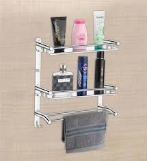 Stainless Steel Bathroom 2 Layer Shelf