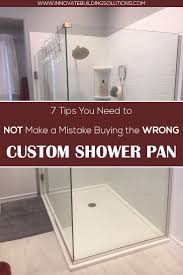 How To Buy A Custom Shower Pan And