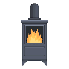 Mantel Furnace Icon Cartoon Vector Fire