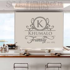 Personalised Name Vinyl Decals