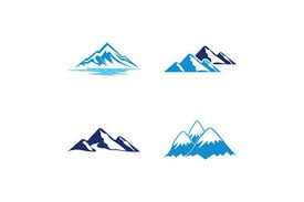 Minimalist Mountain Simple Logo Design
