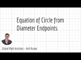 Circle With Diameter Endpoints