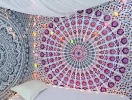 Hippie Mandala Tapestry Wall Hanging