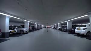 Modern Underground Parking Garage