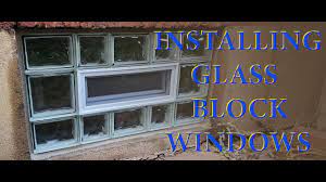 Installing Glass Block Windows