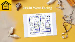 24x40 West Facing Vastu House Plan