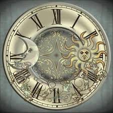 Celestial Sun And Moon Wall Clock