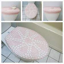 Crochet Toilet Seat Cover Tank Lid