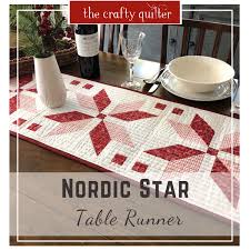Nordic Star Table Runner Free Pattern