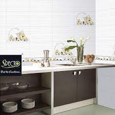 Kitchen White And Ivory Wall Tiles At