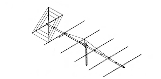 maco flat 6 6 element v h beam antenna