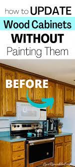 Updating Wood Kitchen Cabinets Love