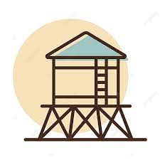Water Tower Vector Isolated Icon