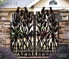 Metal Garden Gate Pedestrian Walk Thru