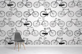 Vintage Bicycle Wallpaper Mural