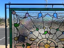 Stained Glass Window Panel Teardrop