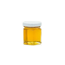 2oz Mini Glass Hexagon Jar Honey Favor