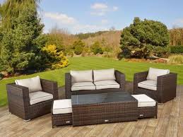 Brown Garden Rattan Sofa Set At Rs