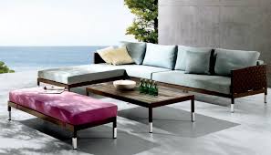 Taco Modern Outdoor Sofa Set For 4 With