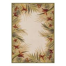 Couristan Covington Tropics Garden Sand