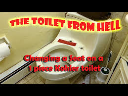 A Kohler One Piece Toilet