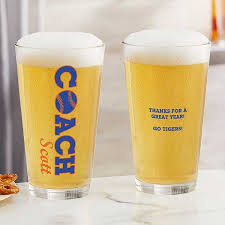 Coach Personalized 16 Oz Pint Glass