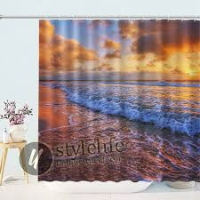 Beach Shower Curtain Home Decor