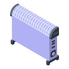 Air Heater Icon Isometric Vector Room