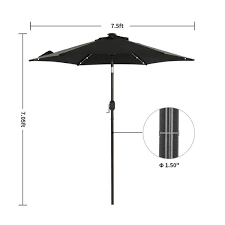 Tidoin 7 5 Ft Steel Market Umbrella