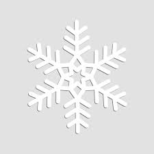 Vector Snowflake 3d Isolated On Grey