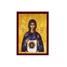 Saint Veronica Icon Handmade Greek