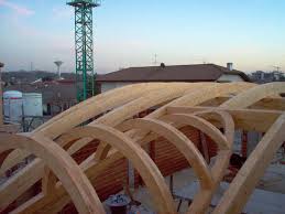 glue laminated wood beam arches
