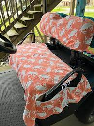 Got Crabs Golf Cart Seat Cover Set For