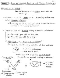Solution Stoichiometry Chemistry Notes