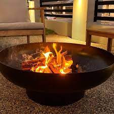 Phoenix 70cm Black Fire Pit Milkcan