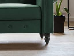 Chesterfield Green Velvet Sofa Time4sleep