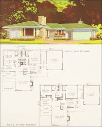 Mid Century Home Plan 1954