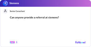 Referral At Siemens
