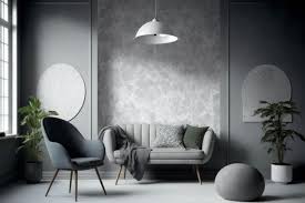 A Serene Workspace With Grey Pantone