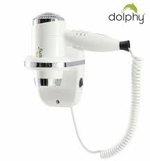 White Wall Mounted Hair Dryer 1600w For