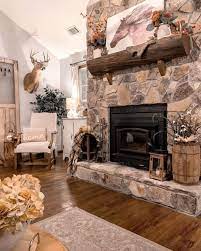 28 Cozy Stone Fireplace Ideas To Make A