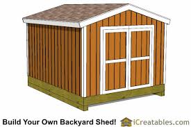 10x12 Shed Plans Gable Shed Storage