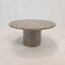 Italian Marble Round Coffee Table