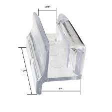Clear Acrylic Sliding Shower Door