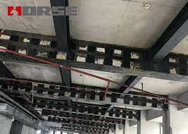 carbon fiber reinforced concrete beams