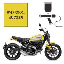 Motorcycle Paint Ducati Yellow Fly