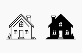 House Icon Outline Silhouette Free