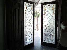 Hinged Stained Glass Door For Home