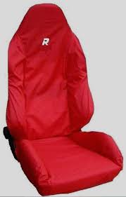 Embroidered Red Car Seat Cover Fits Vw