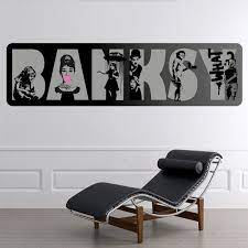 Signature Banksy Wall Sticker